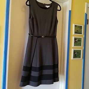 Calvin Klein Slate Gray midi length dress